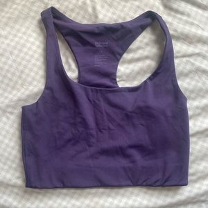 Girlfriend Collective Paloma Bra in Dark Purple